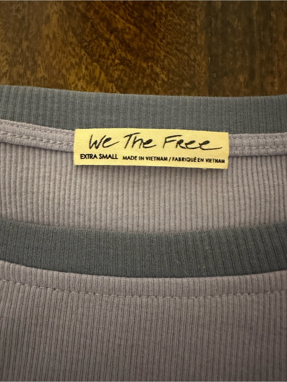 Free People Feelin it Tee Lavender Patchwork - Picture 10 of 12
